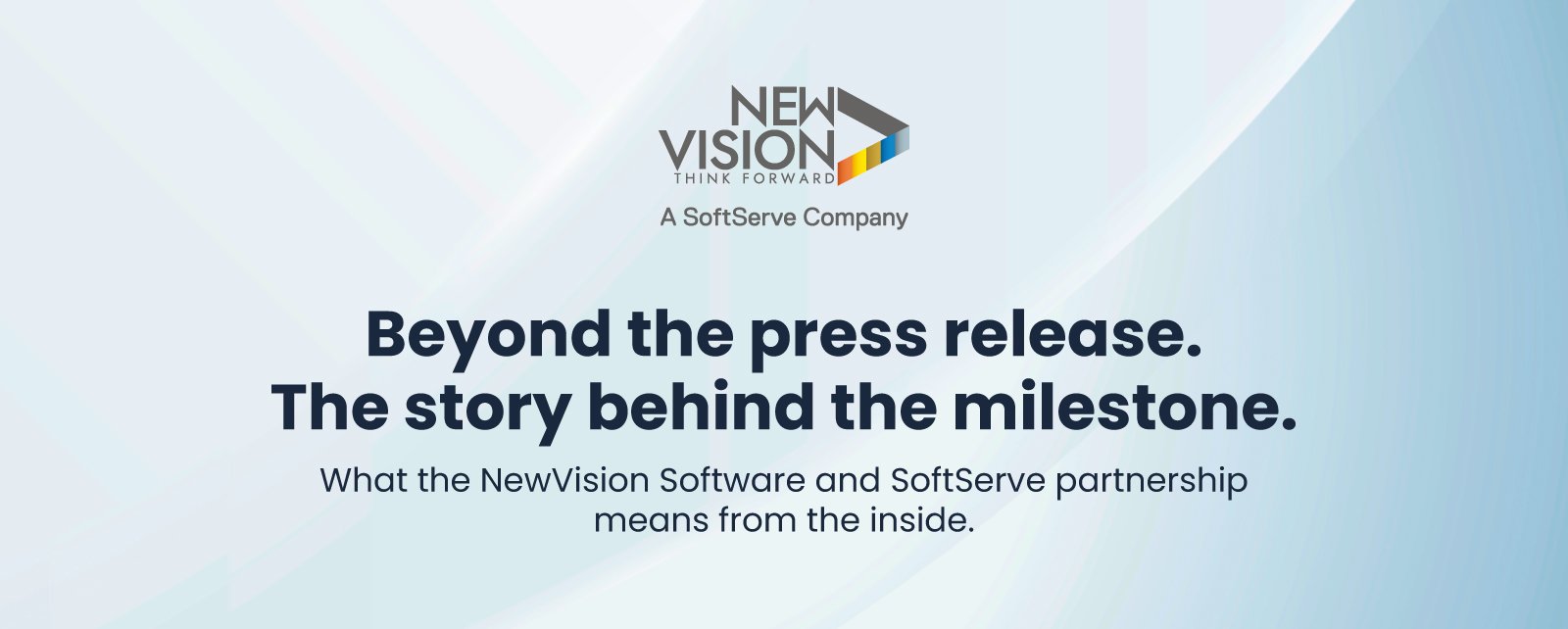 Beyond the press release. The story behind the milestone